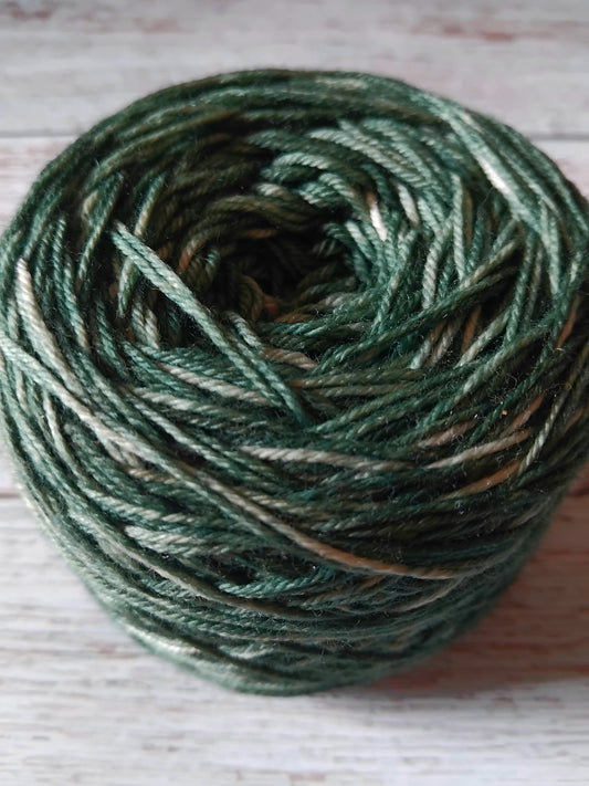 The Rosewood Manuscript ~ Evergreen ink ~ 100g skein