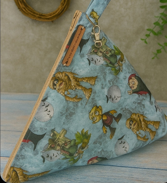 Monster mash pyramid bag