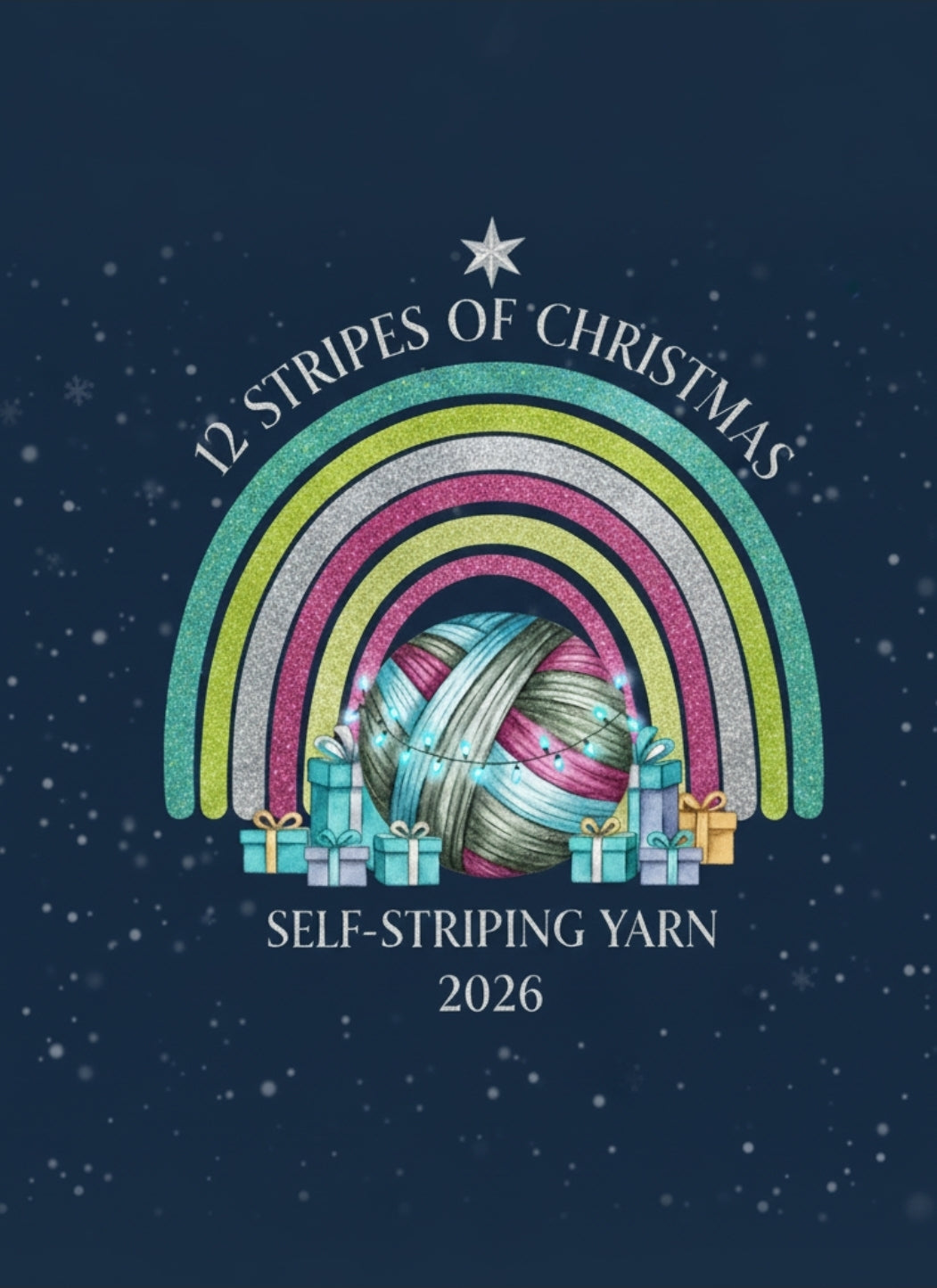 2026 ~ 12 Stripes of Christmas ~ Self Striping Sock Yarn