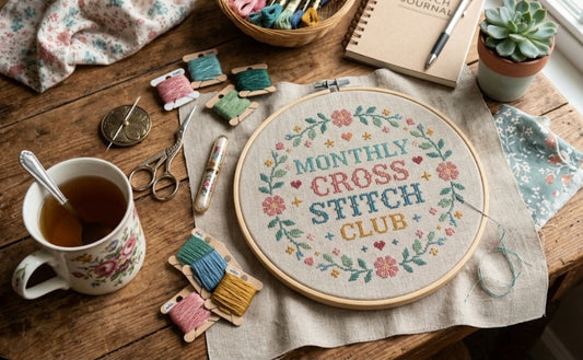 AUGUST ~ Cross stitch ~ Monthly kit club