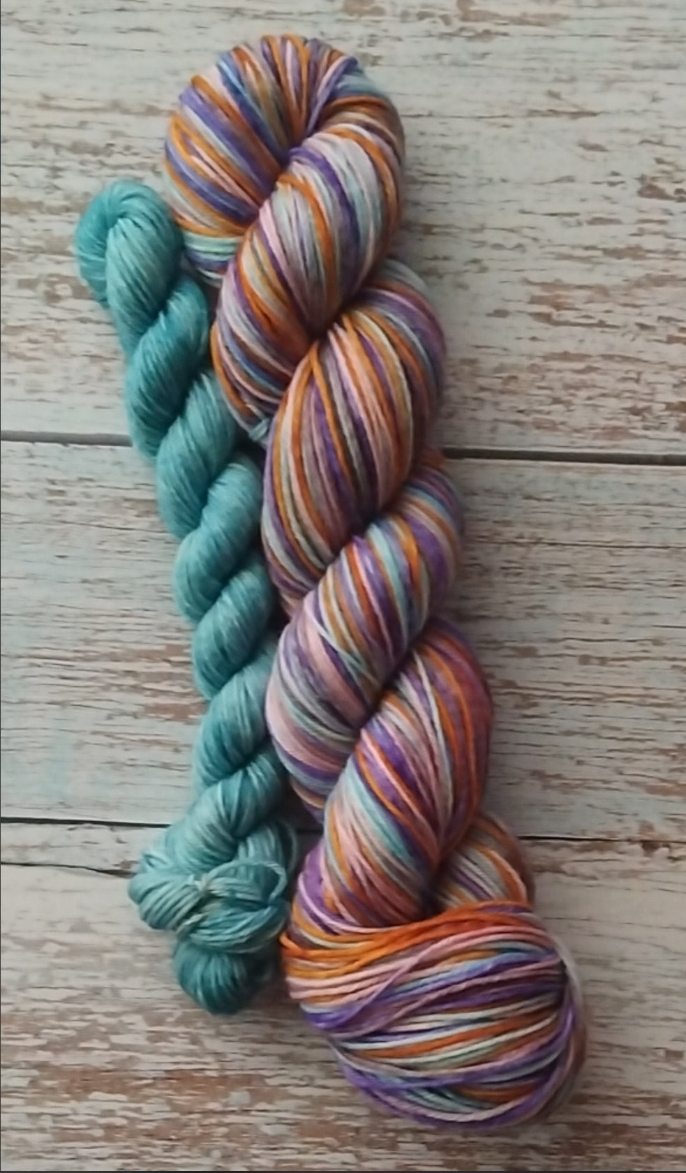 Wildflower fiesta ~ Self striping ~ Yarn ~ Sock set