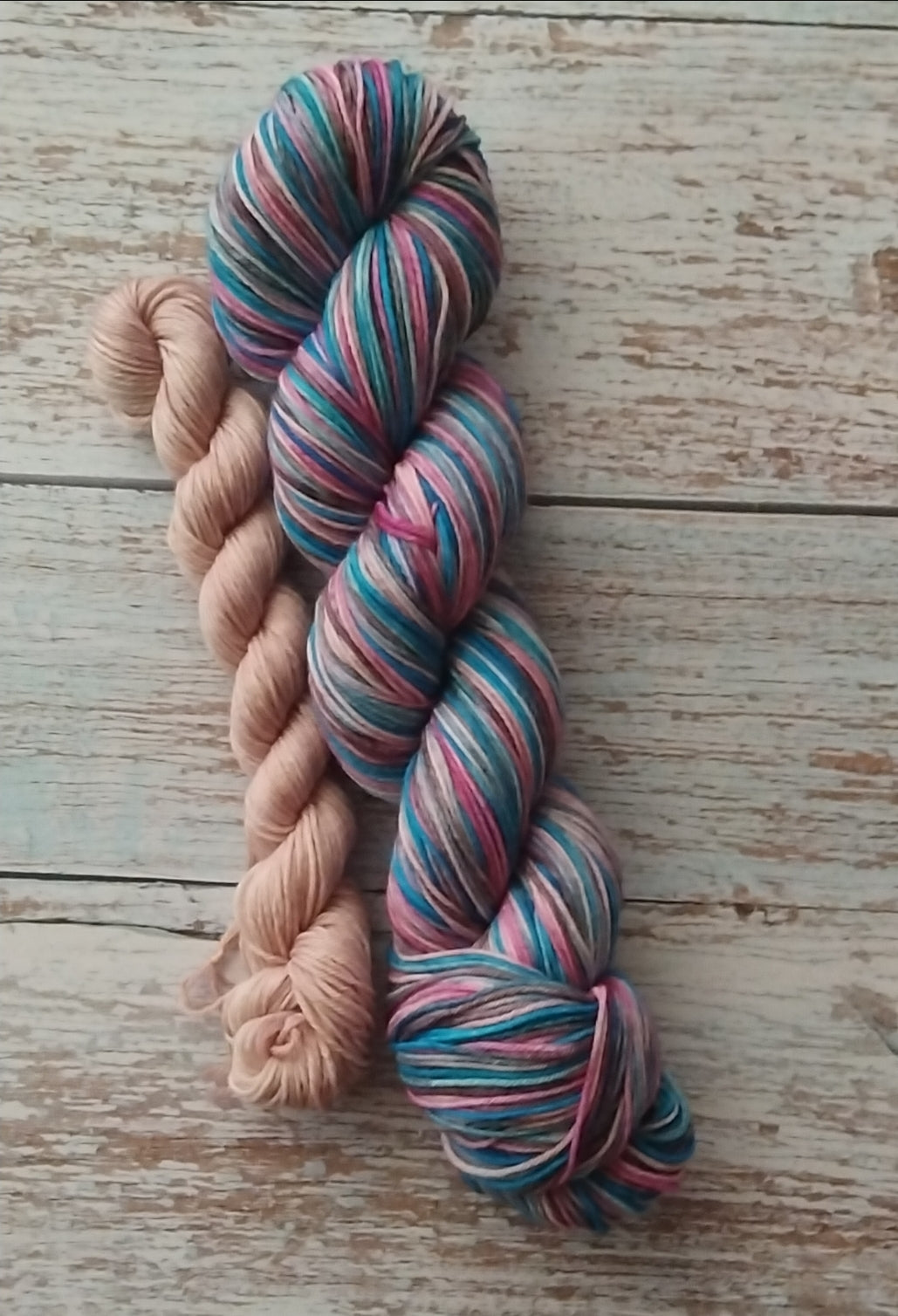 Velvet tapestry ~ Self striping ~ Yarn ~ Sock set