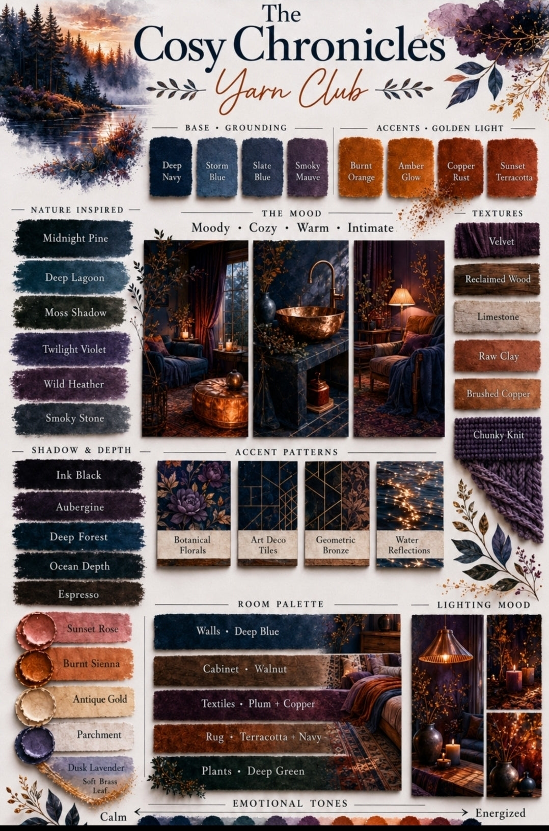 OCTOBER ~ The Cosy Chronicles ~ Monthly yarn club ~ Sock sets