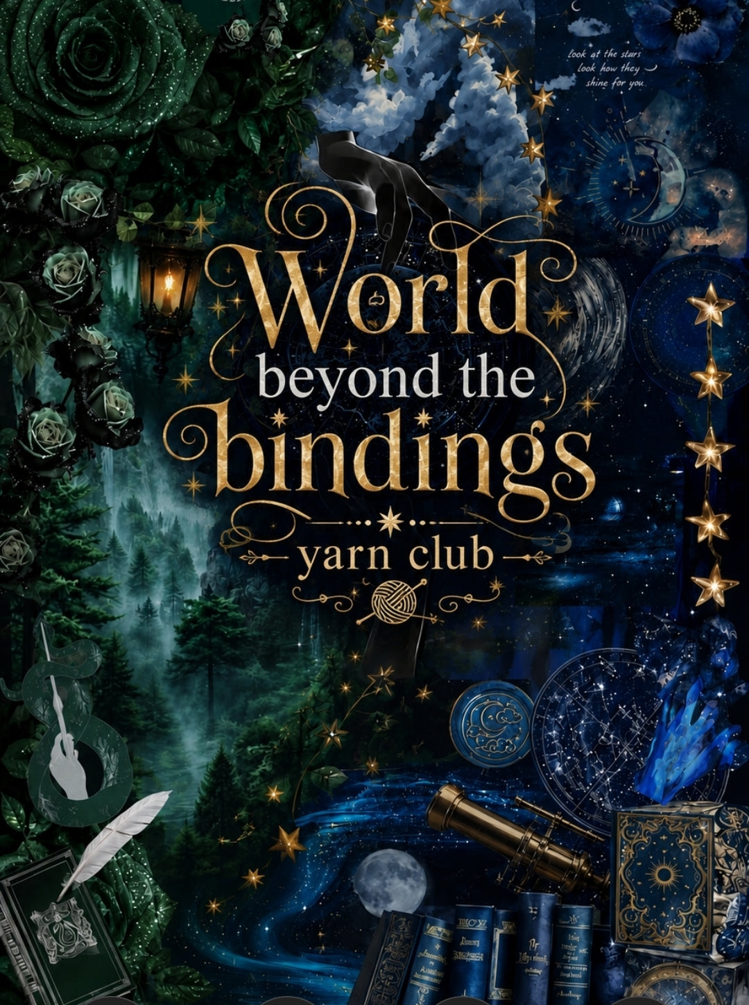 OCTOBER ~ Worlds beyond the bindings ~ Monthly yarn club