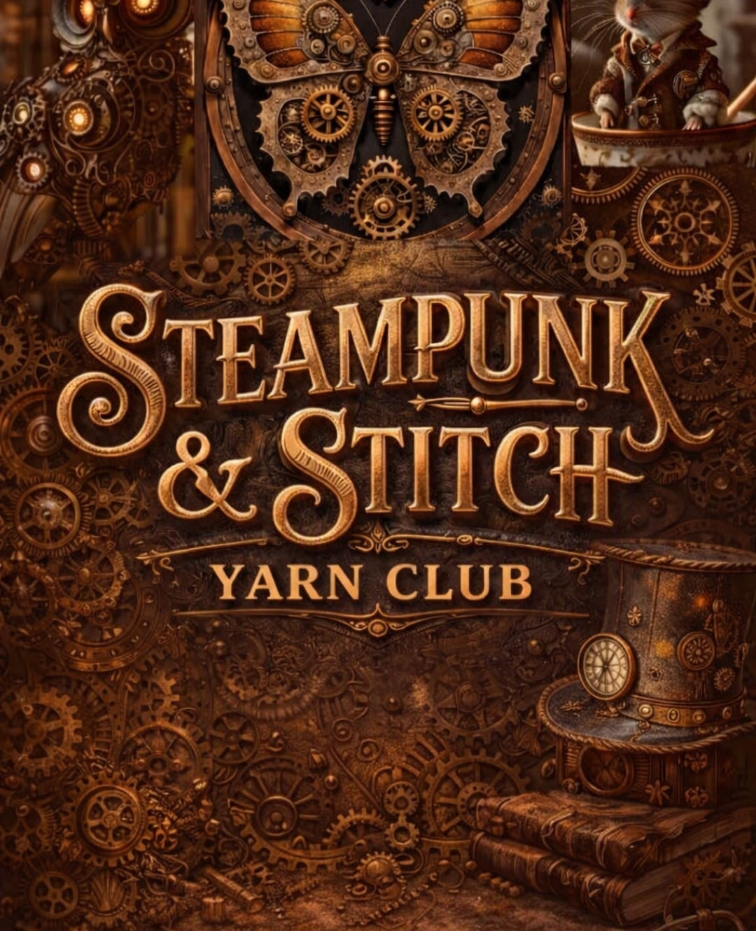 OCTOBER ~ Steampunk & Stitch  ~ Monthly yarn club