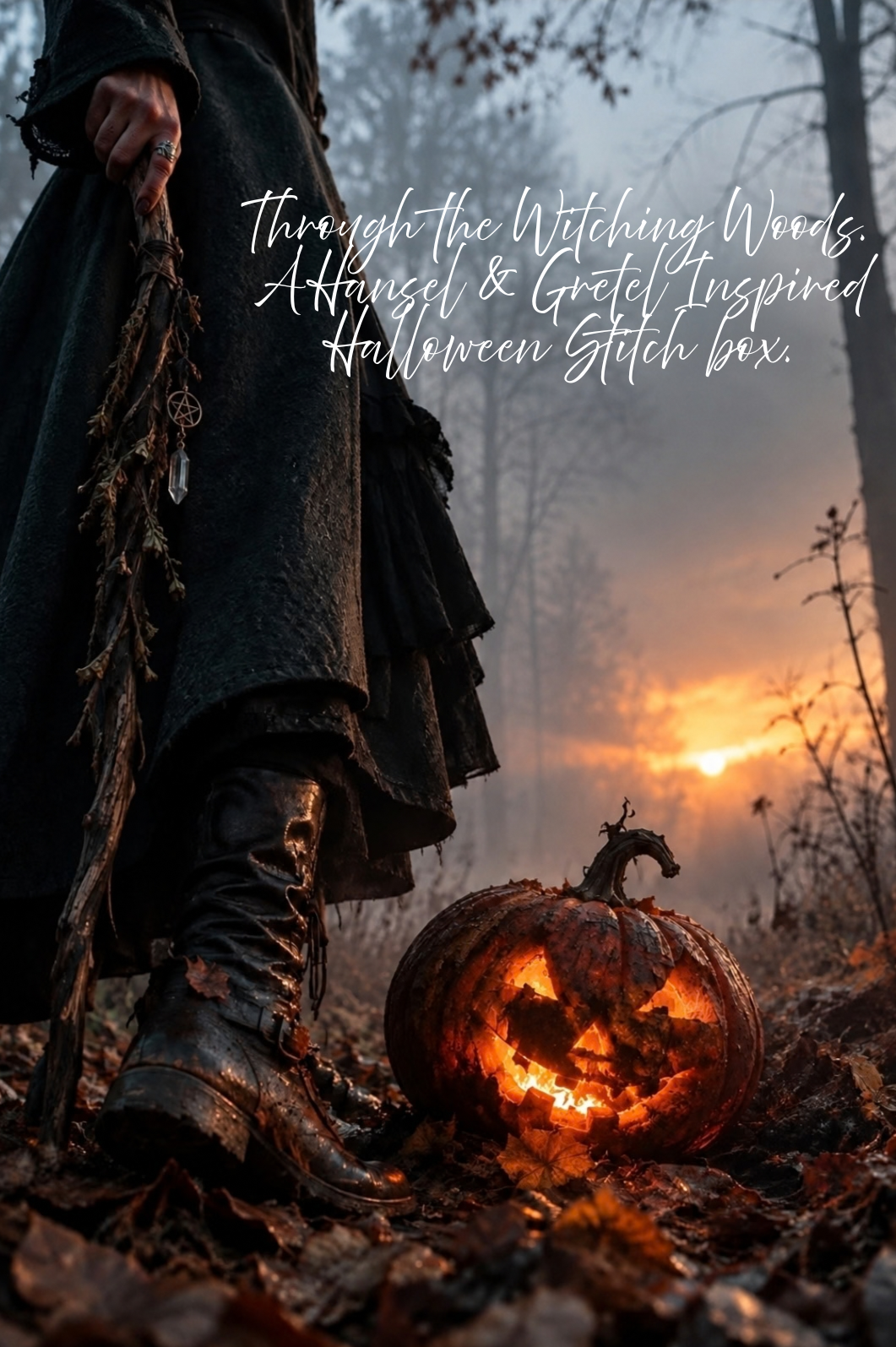 2027 ~ Through the Witching Woods ~ Halloween ~ Cross Stitch box