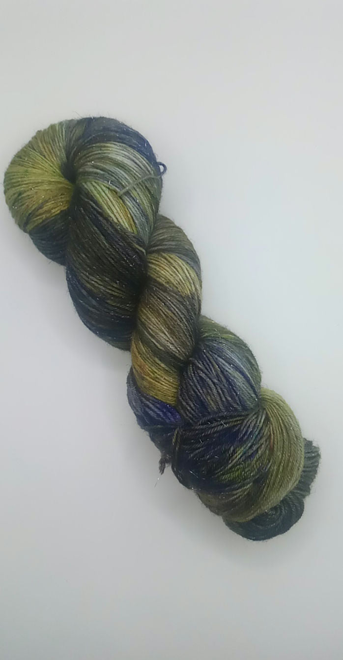Pre order I'm not cut out to deal with people.  Hand Dyed yarn. Sock, DK,  image 0