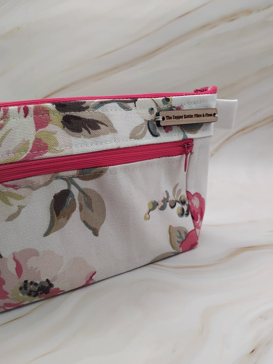Vintage roses ~ Cath Kidson ~  Double zip pouch ~  image 0