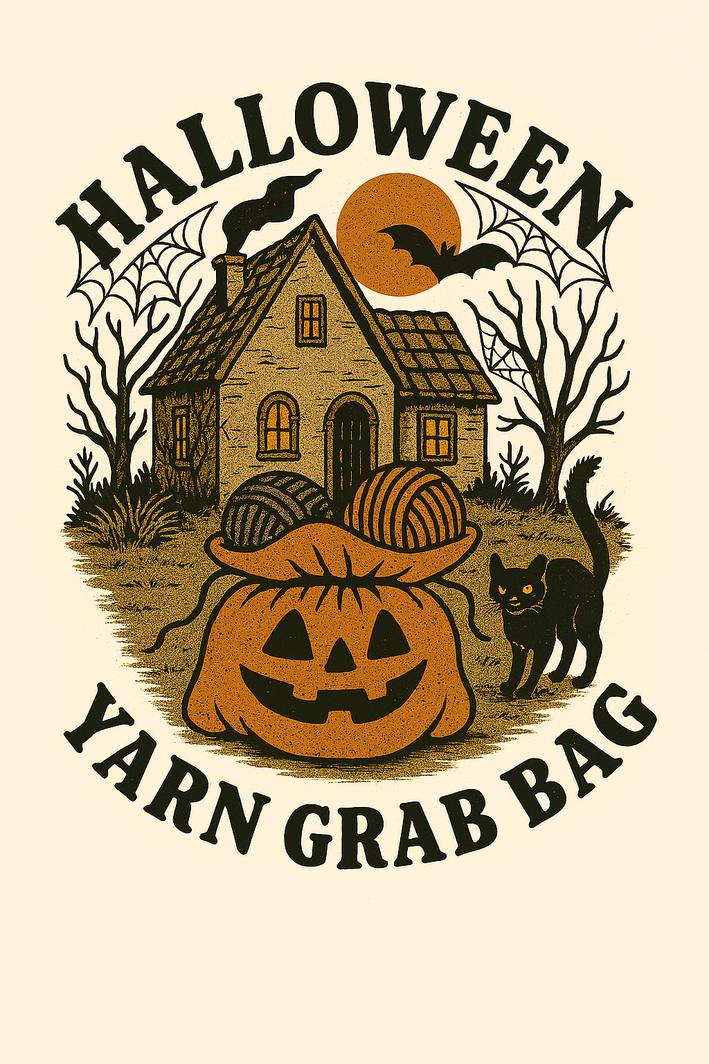 Halloween yarn grab bags