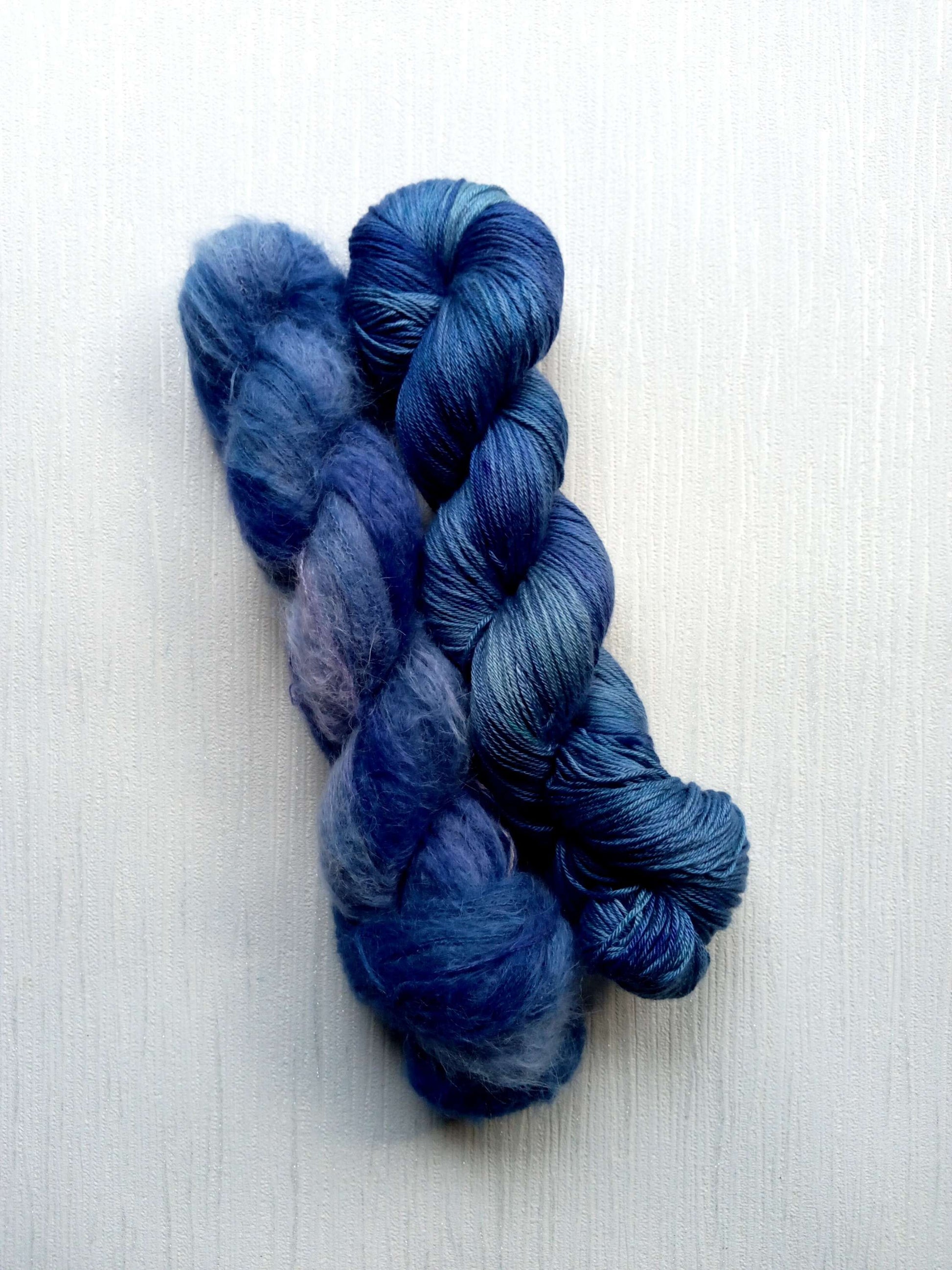 Purple heart Handdyed Yak silk or Alpaca suri silk image 1