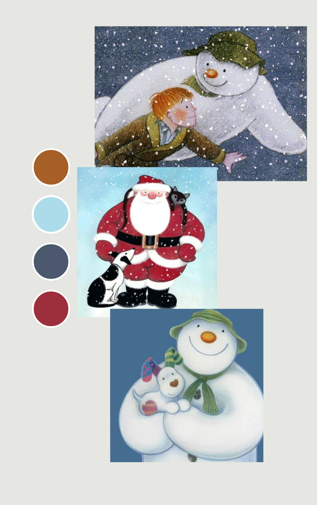 2025 ~ The Snowman ~ Father Christmas ~ The Snow dog ~ Weekly Advent ~ Sock Sets image 0