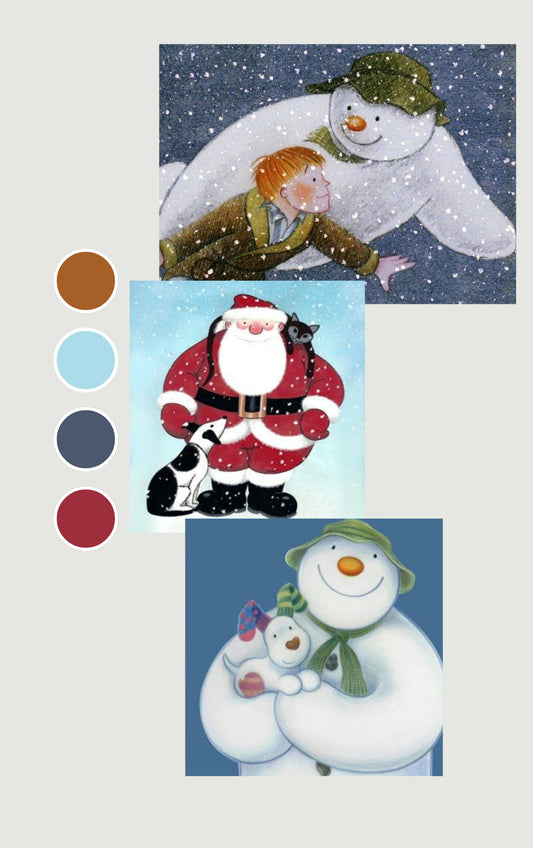 2025 ~ The Snowman ~ Father Christmas ~ The Snow dog ~ Weekly Advent ~ Sock Sets image 0