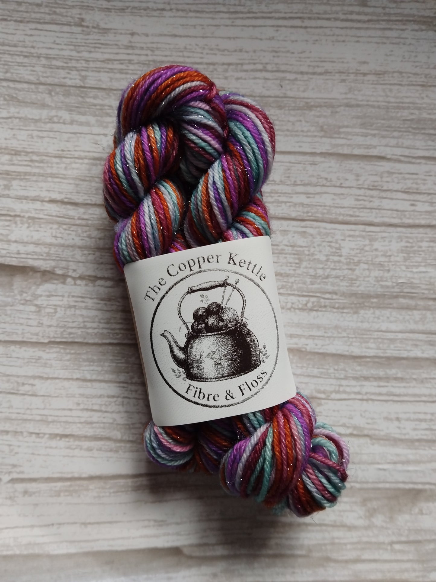 Gingerbread village tour ~ Royal Icing Residence ~ Self striping yarn