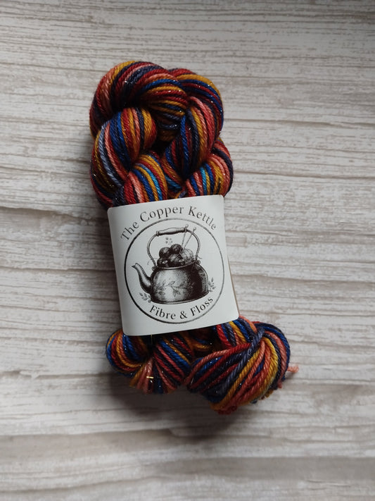 Gingerbread village tour ~ Spice street estate ~ Self striping yarn