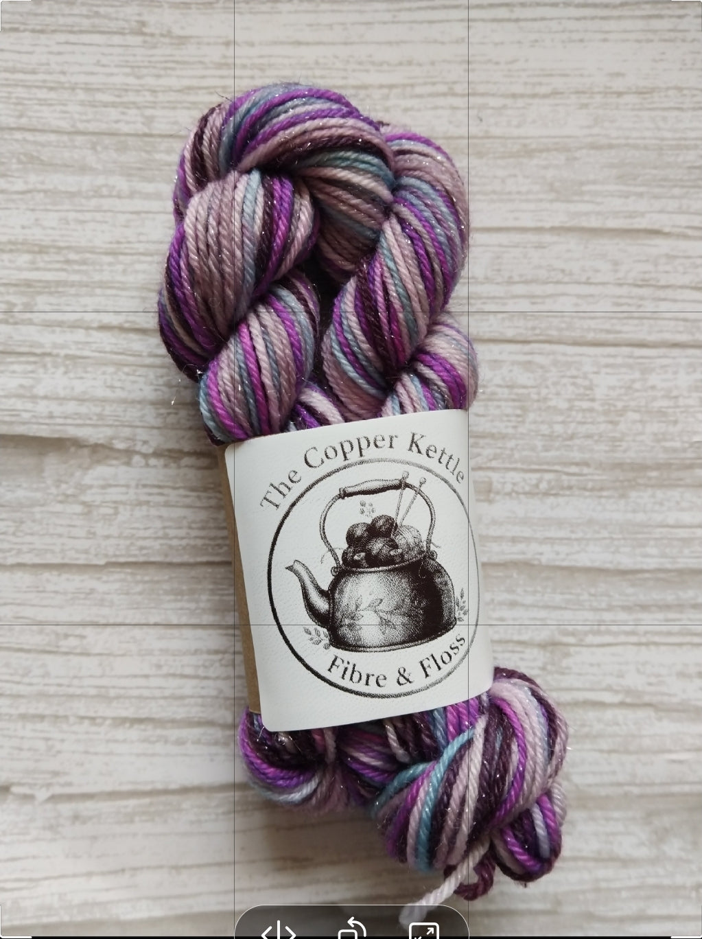 Petunia ~ Self striping yarn